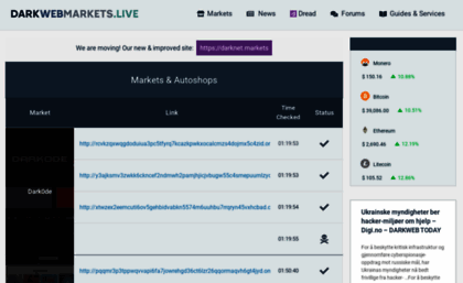 dark web markets
